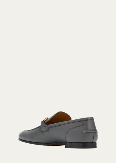 Gucci Men's Jordaan Leather Loafers | Thumbnail 4