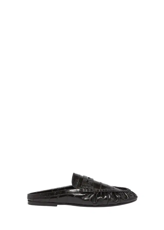Saint Laurent Le Loafer Embossed Mules