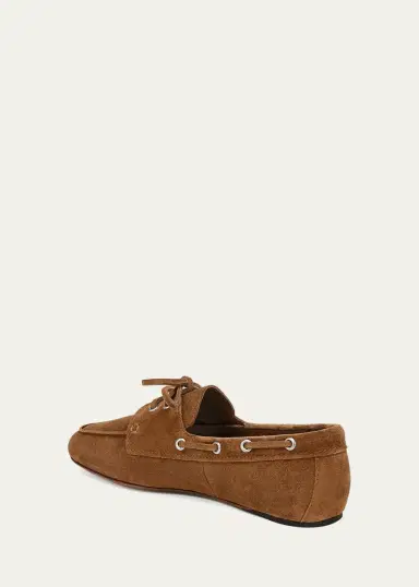 Vince Marin Suede Boat Loafers | Thumbnail 3