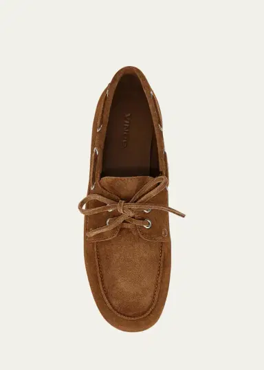 Vince Marin Suede Boat Loafers | Thumbnail 4