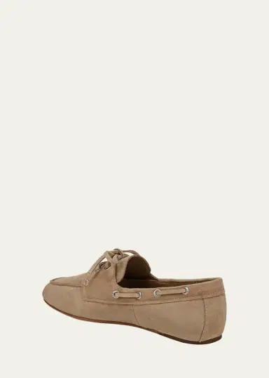 Vince Marin Suede Boat Loafers | Thumbnail 6