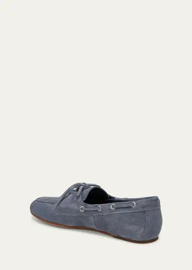 Vince Marin Suede Boat Loafers | Thumbnail 9