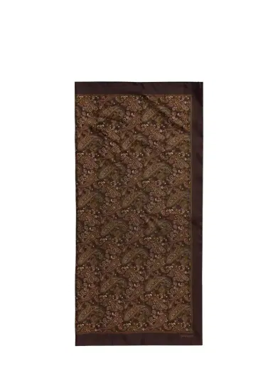 Saint Laurent Paisley-Print Silk Scarf | Thumbnail 1