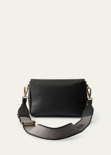 Prada Daino Flap Soft Leather Crossbody Bag | Thumbnail 2