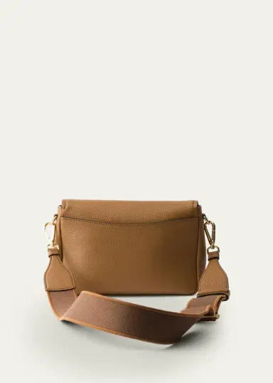 Prada Daino Flap Soft Leather Crossbody Bag | Thumbnail 6