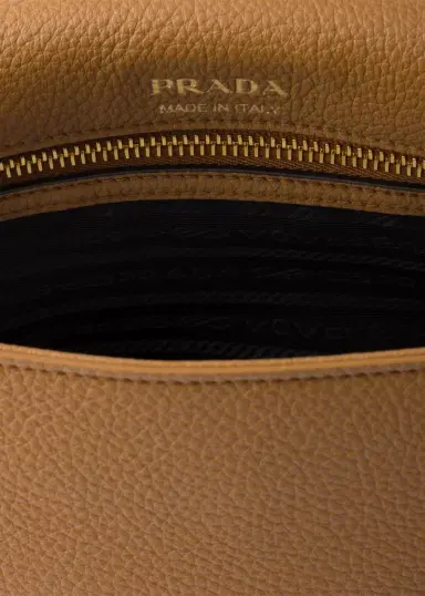 Prada Daino Flap Soft Leather Crossbody Bag | Thumbnail 7