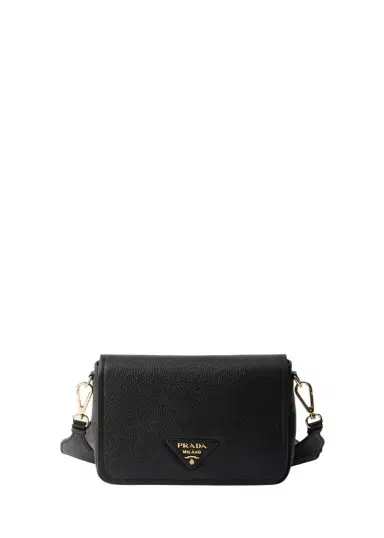 Prada Daino Flap Soft Leather Crossbody Bag | Thumbnail 1