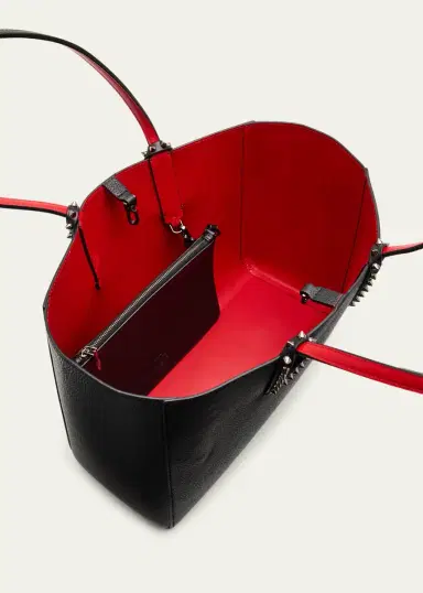 Christian Louboutin Cabata Soft Small Tote Bag in Grained Leather | Thumbnail 4