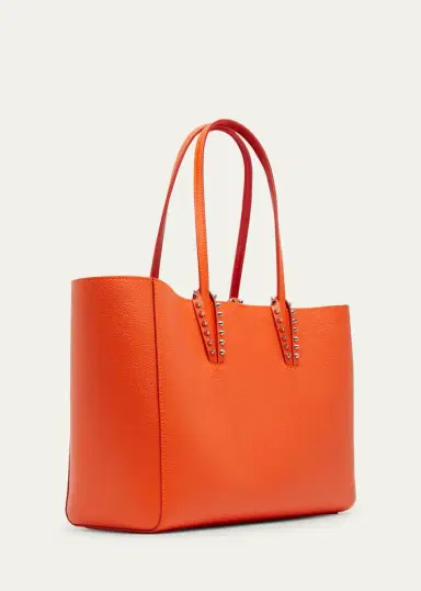Christian Louboutin Cabata Soft Small Tote Bag in Grained Leather | Thumbnail 7