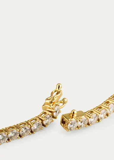 Anita Ko 18K Yellow Gold Large Hepburn Diamond Tennis Bracelet | Thumbnail 4