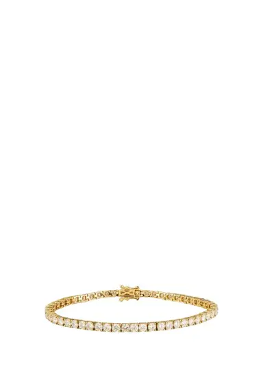 Anita Ko 18K Yellow Gold Large Hepburn Diamond Tennis Bracelet | Thumbnail 1