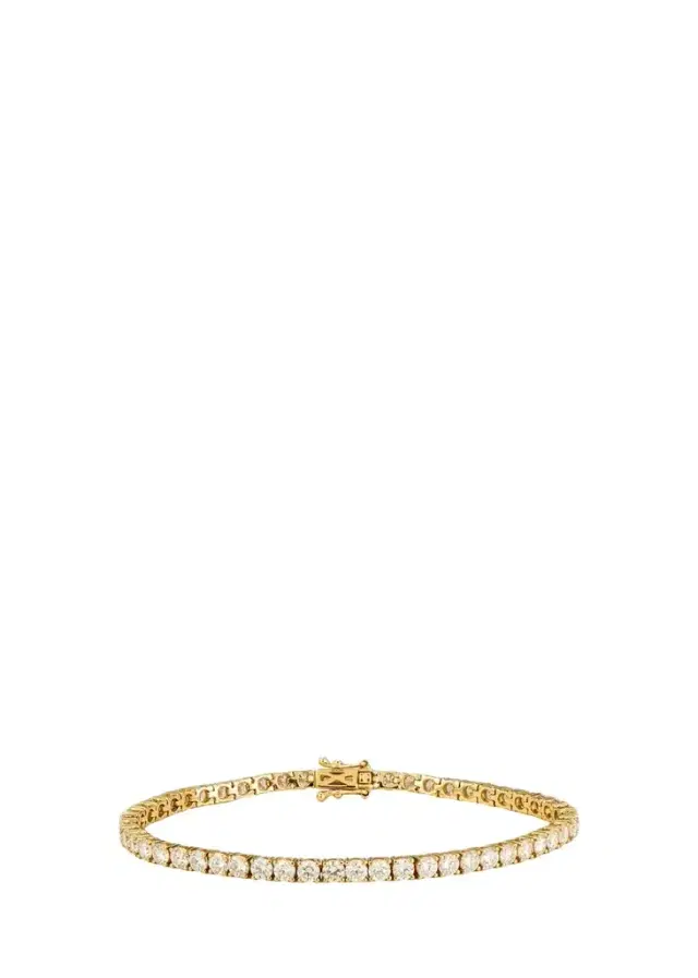 Anita Ko 18K Yellow Gold Large Hepburn Diamond Tennis Bracelet