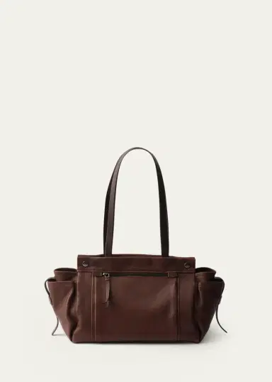 Prada Route Large Leather Tote Bag | Thumbnail 2