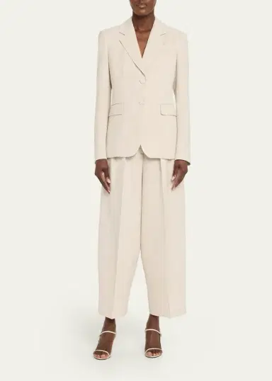 Altuzarra Fenice Slim Linen-Cotton Blazer | Thumbnail 2