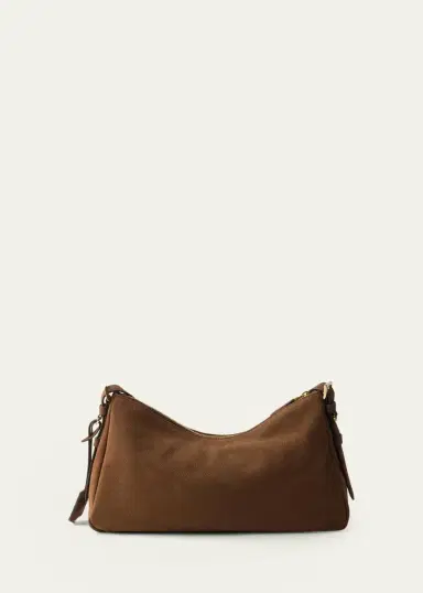 Prada Aimee Large Nubuck Leather Shoulder Bag | Thumbnail 2