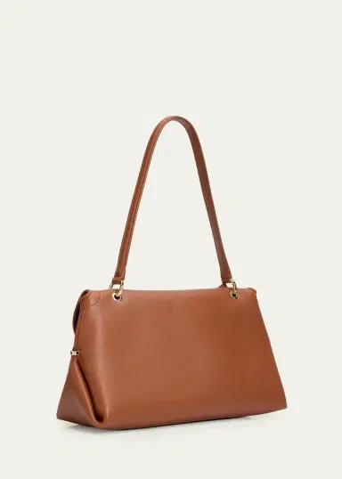 Ferragamo Medium Leather Shoulder Bag | Thumbnail 3