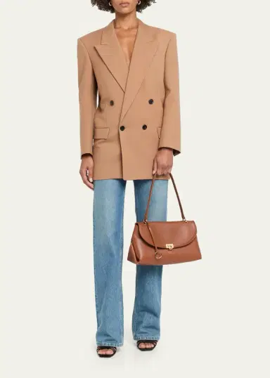 Ferragamo Medium Leather Shoulder Bag | Thumbnail 5