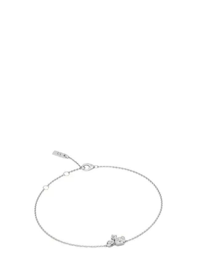 Unsaid Meta Lab-Grown Diamond Cluster Bracelet