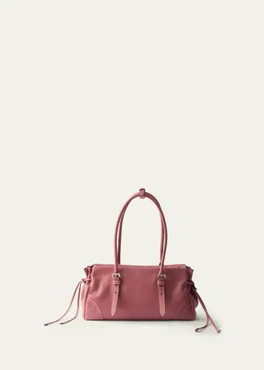 Prada Bonnie Medium Antiqued Leather Tote Bag | Thumbnail 3