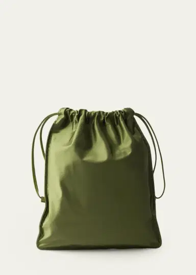 Prada Wish Silk Duchesse Drawstring Pouch Bag | Thumbnail 3