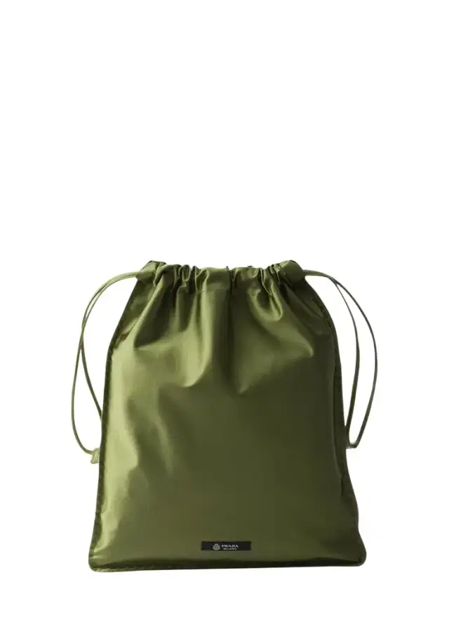 Prada Wish Silk Duchesse Drawstring Pouch Bag