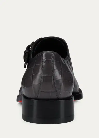 Christian Louboutin Men's Chambelimonk Single Monk-Strap Loafers | Thumbnail 2
