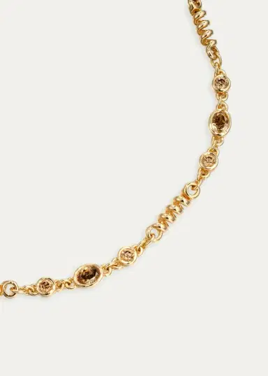 Boochier 18K Yellow Gold Brown Diamond Slinkee Necklace | Thumbnail 2