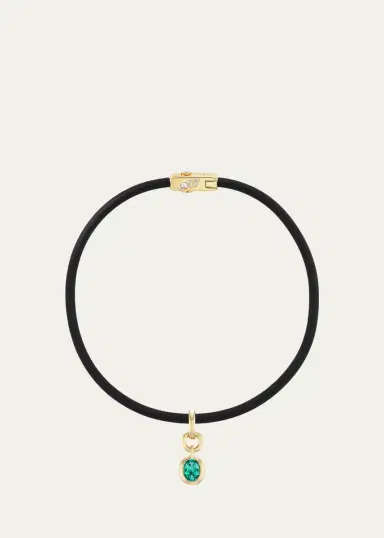 Uniform Object 18K Yellow Gold & Emerald Pendant | Thumbnail 2 Uniform Object 18K Yellow Gold & Emerald Pendant | Thumbnail 2