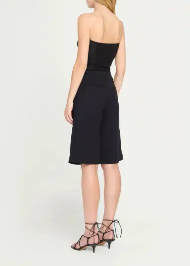 Christopher Esber Redux Strapless Jersey & Wool Bermuda Jumpsuit | Thumbnail 3