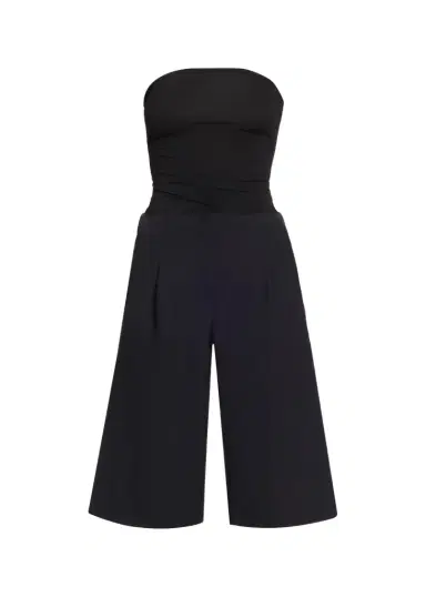 Christopher Esber Redux Strapless Jersey & Wool Bermuda Jumpsuit | Thumbnail 1