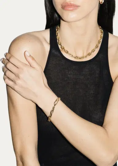 Uniform Object 18K Yellow Gold & 0.23 TCW Diamond Bracelet | Thumbnail 2 Uniform Object 18K Yellow Gold & 0.23 TCW Diamond Bracelet | Thumbnail 2