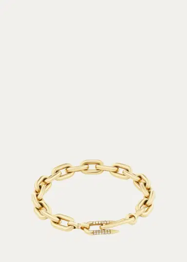 Uniform Object 18K Yellow Gold & 0.23 TCW Diamond Bracelet | Thumbnail 3 Uniform Object 18K Yellow Gold & 0.23 TCW Diamond Bracelet | Thumbnail 3