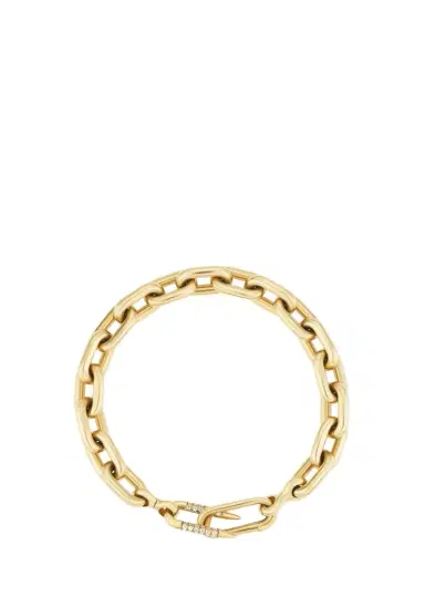 Uniform Object 18K Yellow Gold & 0.23 TCW Diamond Bracelet | Thumbnail 1 Uniform Object 18K Yellow Gold & 0.23 TCW Diamond Bracelet | Thumbnail 1