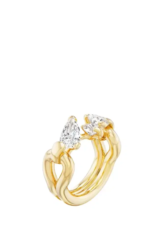 18K Gold & 2.65 TCW Diamond Triptych Mantle Ring