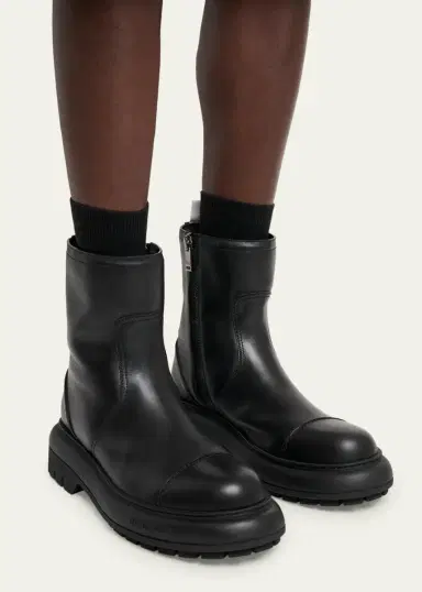 Givenchy Men's Leather Biker Ankle Boots | Thumbnail 2 Givenchy Men's Leather Biker Ankle Boots | Thumbnail 2