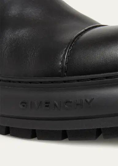 Givenchy Men's Leather Biker Ankle Boots | Thumbnail 5 Givenchy Men's Leather Biker Ankle Boots | Thumbnail 5
