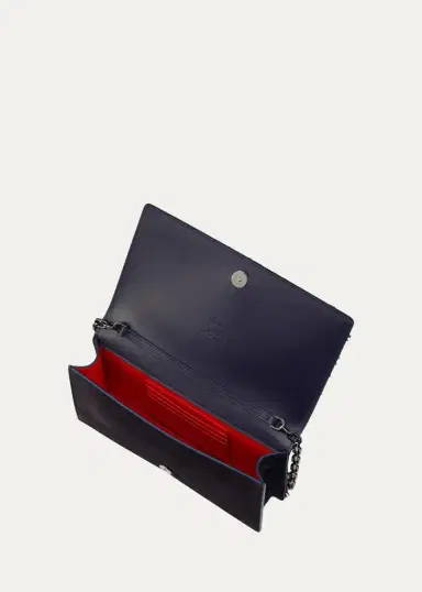 Christian Louboutin Bettina Feather Clutch Bag in Silk Satin | Thumbnail 3