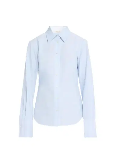 Lafayette 148 New York Pleated-Sleeve Cotton Shirt | Thumbnail 1 Lafayette 148 New York Pleated-Sleeve Cotton Shirt | Thumbnail 1
