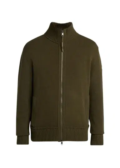 Moncler Grenoble Men's Wool and Cashmere Full-Zip Knit Cardigan | Thumbnail 1