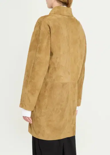 The Row Damir Suede Single-Breasted Car Coat | Thumbnail 3