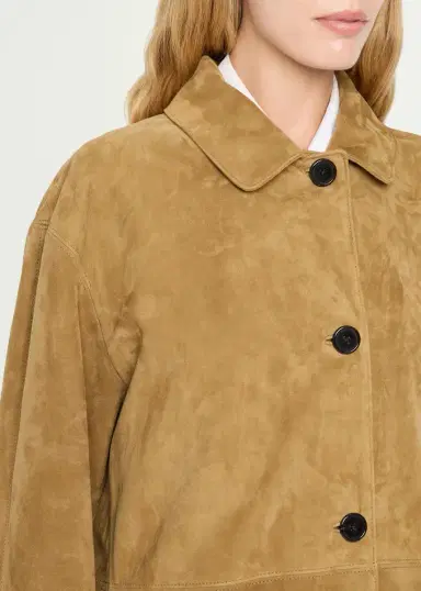The Row Damir Suede Single-Breasted Car Coat | Thumbnail 5