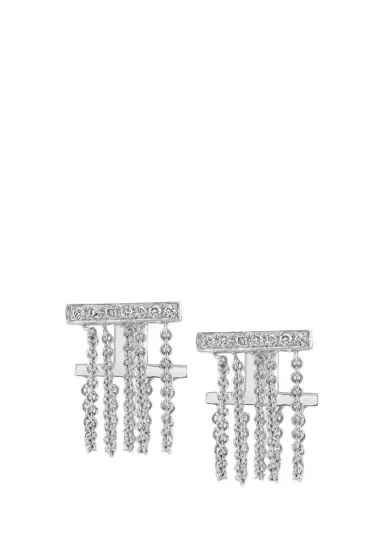 Sydney Evan 14K White Gold & 0.06 TCW Diamond Drop Earrings | Thumbnail 1