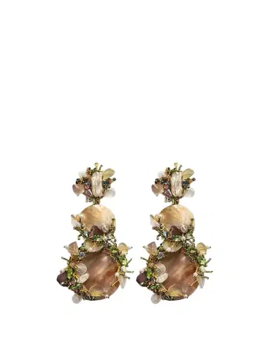 RANJANA KHAN Nova Pearl Clip-On Earrings | Thumbnail 1
