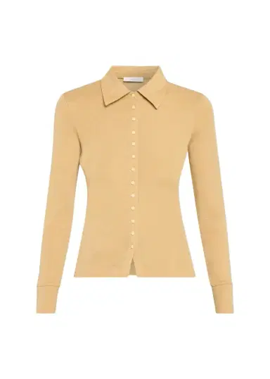 Vince Multi-Button Collared Cardigan Top | Thumbnail 1