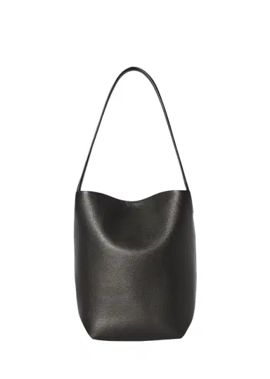 The Row Park Small North-South Tote Bag in Waxed Leather | Thumbnail 1