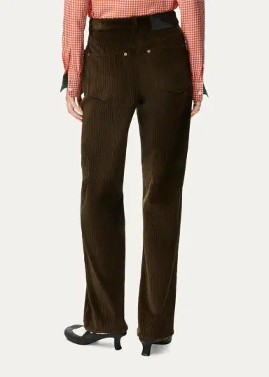 Loewe Mid-Rise Corduroy Straight-Leg Trousers | Thumbnail 3