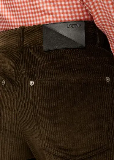 Loewe Mid-Rise Corduroy Straight-Leg Trousers | Thumbnail 5