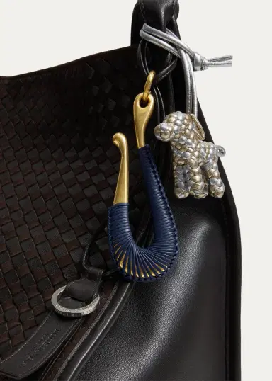 Bottega Veneta Leather Key Chain | Thumbnail 2 Bottega Veneta Leather Key Chain | Thumbnail 2