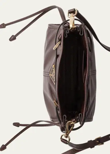 Prada Bonnie Belted Leather Crossbody Bag | Thumbnail 4
