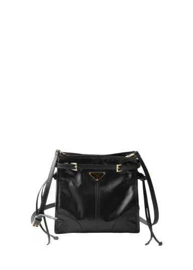 Prada Bonnie Belted Leather Crossbody Bag | Thumbnail 1